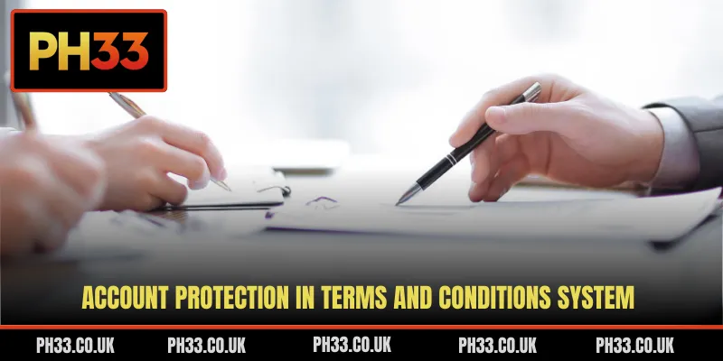 Account protection in terms and conditions system