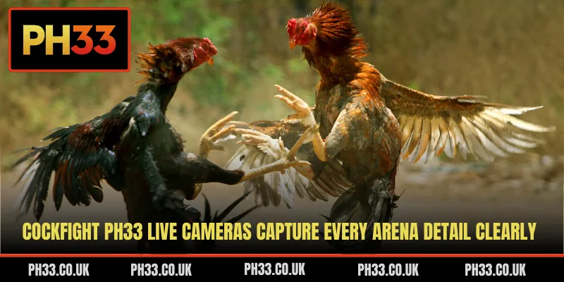 Cockfight PH33 live cameras capture every arena detail clearly