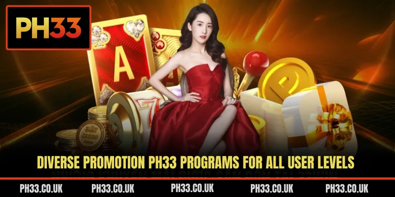 Diverse promotion PH33 programs for all user levels