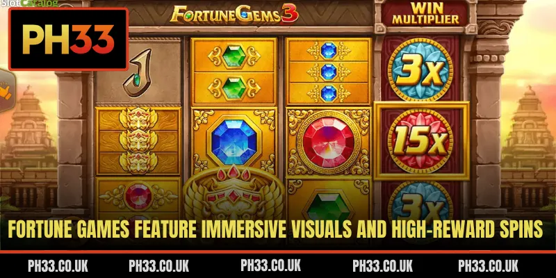 Fortune games feature immersive visuals and high-reward spins