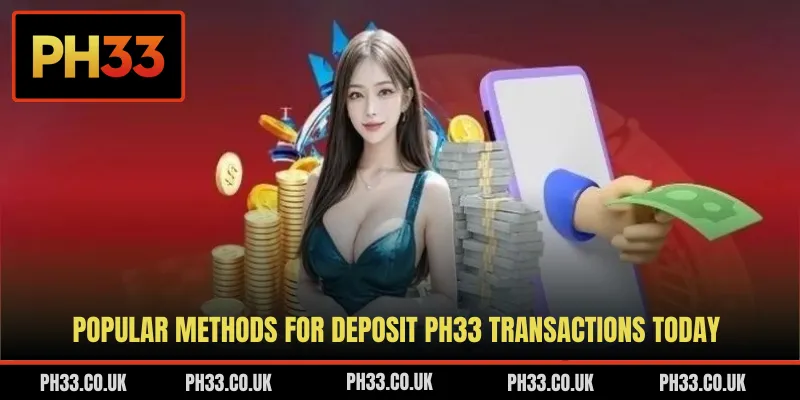 Popular methods for deposit PH33 transactions today