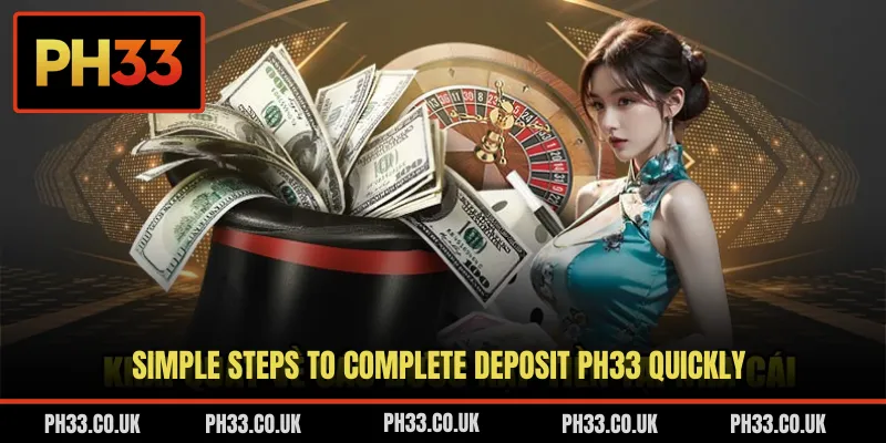 Simple steps to complete deposit PH33 quickly