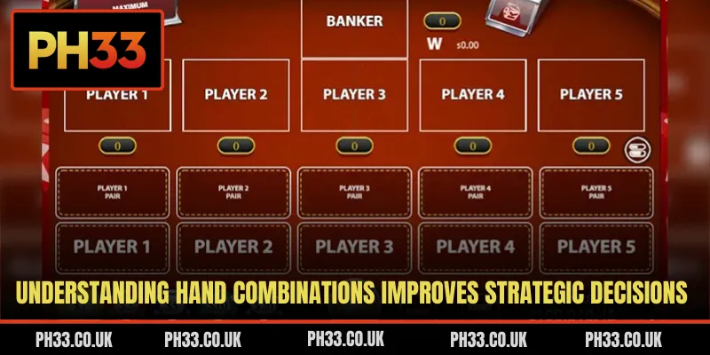 Understanding hand combinations improves strategic decisions